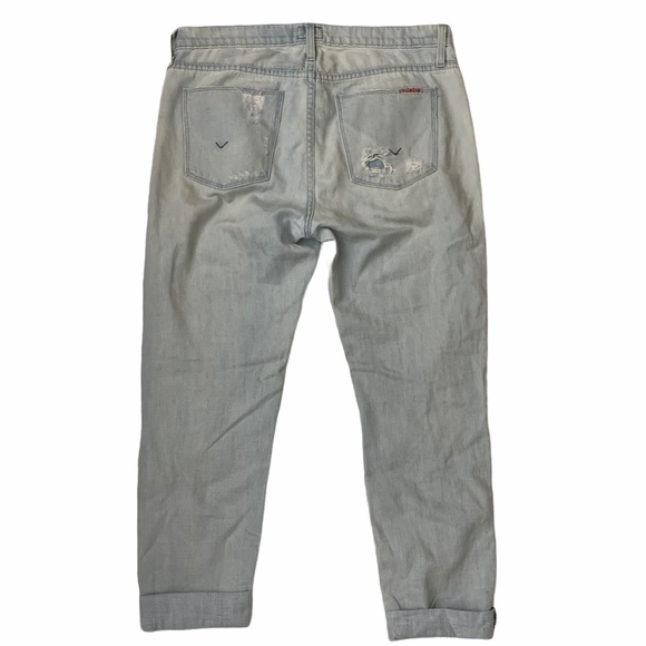 Hudson Jeans Distressed Light Wash High Waist - Picture 6 of 12